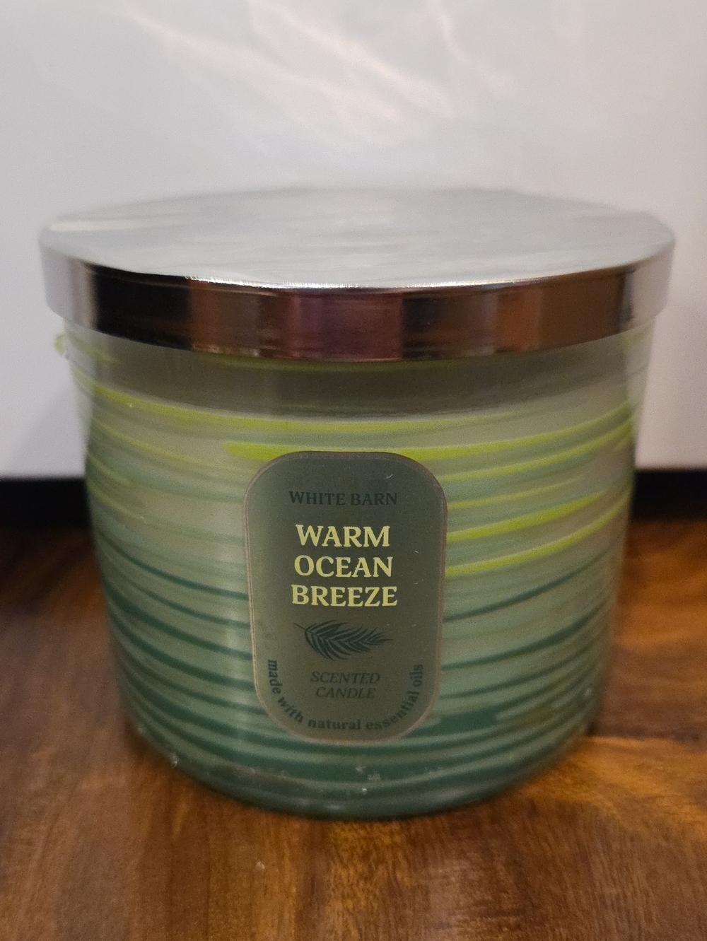 WARM OCEAN BREEZE 3 Wick Candle Bath And Body Works